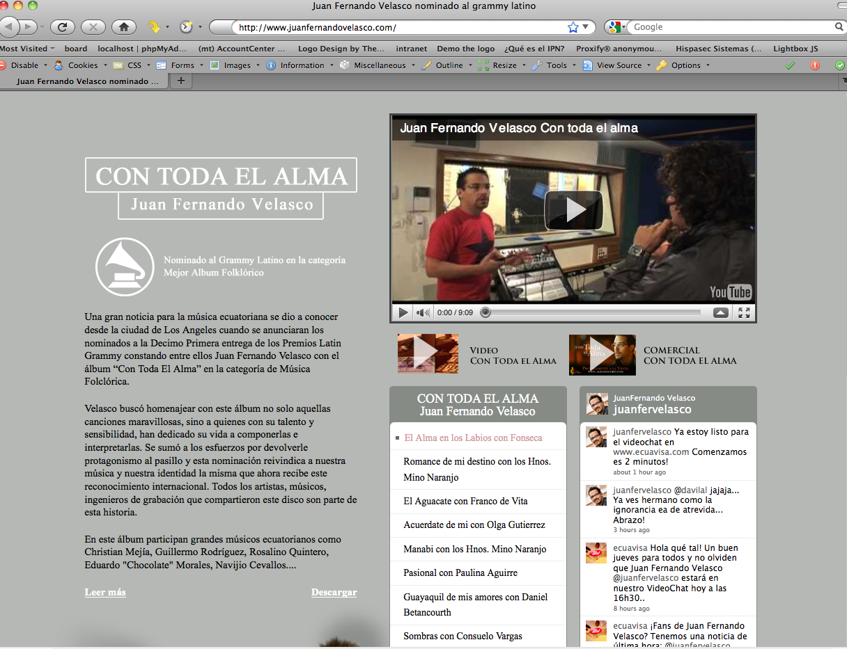 Websites Design - Sample from Metamusephosis